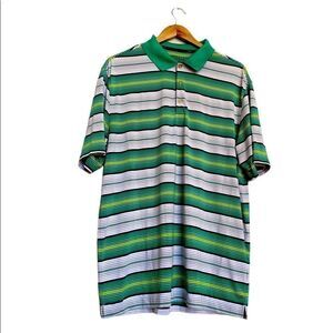 Nike Golf Key Stretch UV Stripe Polo Large